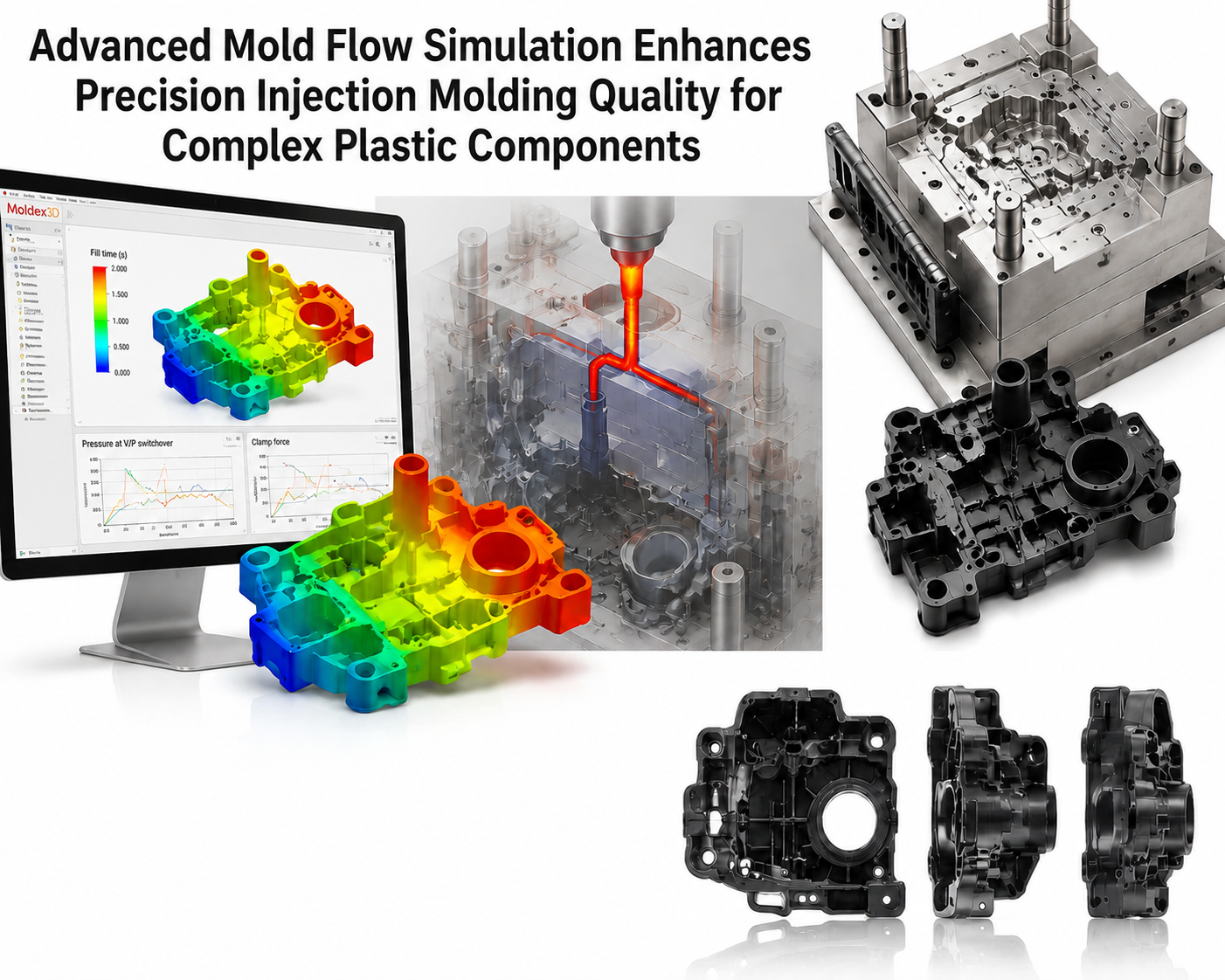 Advanced Mold Flow Simulation Enhances Precision Injection Molding Quality for Complex Plastic Components