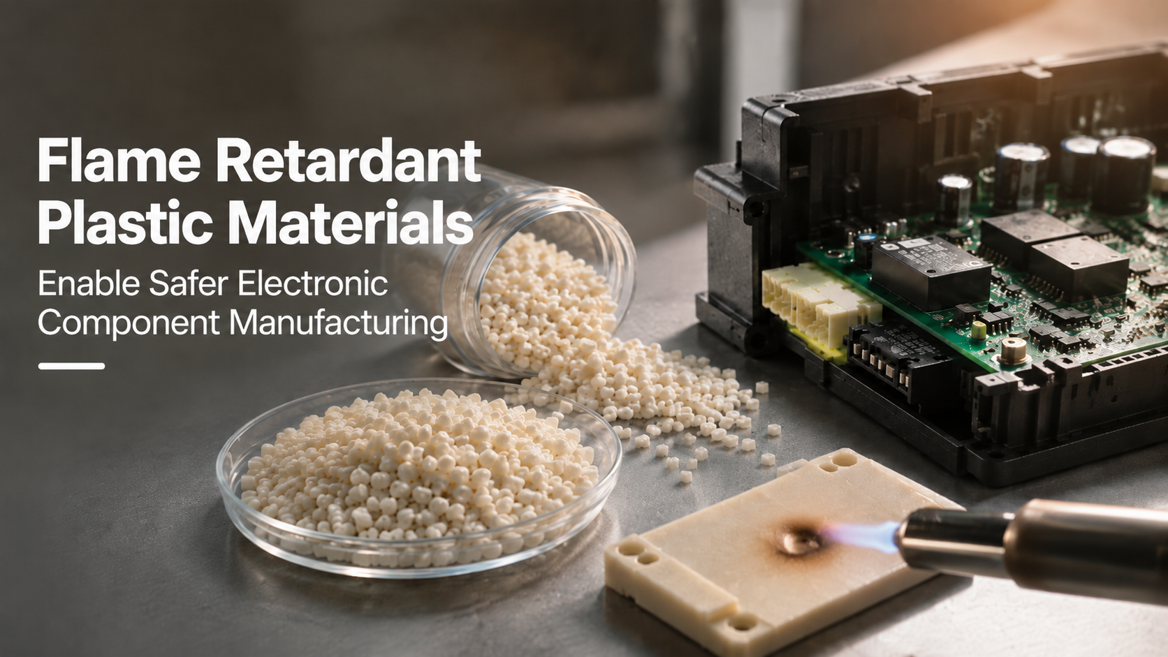 Flame Retardant Plastic Materials Enable Safer Electronic Component Manufacturing